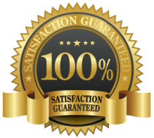 100% Satisfaction Guaranteed